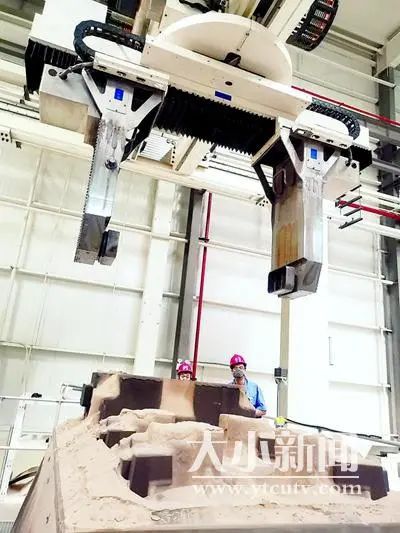 烟台冰轮砂型铸造3D打印工厂,年产能可达5000吨